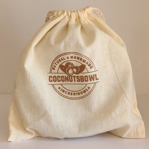 Coconut bowl With Rope Stand, natural handmade, eco friendly, vegan bowl, salad - Picture 6 of 6